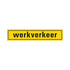 Pickup Bord 400x80 mm werkverkeer - reflecterend klasse 1- zuignapjes - 1271400002 - EAN 8711234006226 - hard kunststof polystyreen 1,5 mm - geel