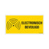 Bord 300x150 mm - Electronisch beveiligd - 1272150169 - EAN 8711234129802 - hard kunststof polystyreen 1,5 mm