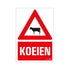 Bord 230x330 mm Combinatie - Koeien - 1272300156 - EAN 8711234129437 - hard kunststof polystyreen 1,5 mm