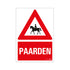 Bord 230x330 mm Combinatie - Paarden - 1272300157 - EAN 8711234129444 - hard kunststof polystyreen 1,5 mm