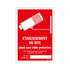 Panneau 230x330 mm Combi - Site sous videoprotection - 1272300407 - EAN 8711234129727 - hard kunststof polystyreen 1,5 mm