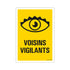 Panneau 230x330 mm Combi - Voisins Vigilants - 1272300410 - EAN 8711234129758 - hard kunststof polystyreen 1,5 mm
