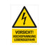 Kunststoff Schild bord 330x230 mm HOCHSPANNUNG LEBENSGEFAHR 1272300718 EAN 8711234125200 330x230 mm