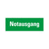 Kunststoff Schild bord 330x120 mm SK NOTAUSGANG 1281331204 EAN 8711234032027 120x330 mm