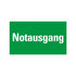 Kunststoff Schild bord 330x200 mm SK NOTAUSGANG 1281332004 EAN 8711234031679 200x330 mm