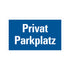 Kunststoff Schild bord 330x200 mm SK PRIVAT PARKPLATZ 1281332025 EAN 8711234031747 200x330 mm