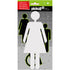 Route Acryl Pro Picto Dame wit - 2110000101 - EAN 8711234005328 - zelfklevend acrylaat