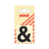 Plakletter Helvetica 40 mm - zwart & - Helvetica - 31202040& - EAN 8711234101808 - zelfklevend vinyl