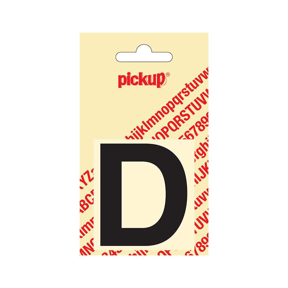 Plakletter Helvetica 60 mm - zwart D - Helvetica - 31202060D - EAN 8711234121035 - zelfklevend vinyl