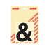 Plakletter Helvetica 80 mm - zwart & - Helvetica - 31202080& - EAN 8711234131447 - zelfklevend vinyl