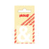 Plakletter Helvetica 40 mm - wit & - Helvetica - 31212040& - EAN 8711234102805 - zelfklevend vinyl