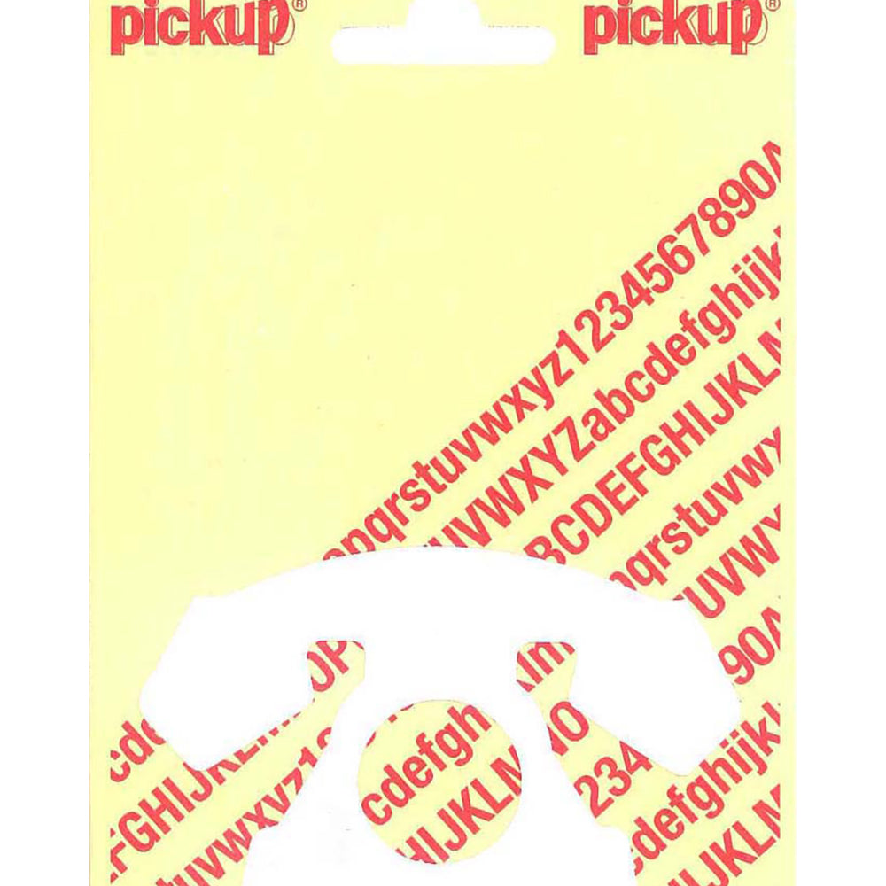 Telefoon 63x96 mm wit - Helvetica - 31212080TEL - EAN 8711234132826 - zelfklevend vinyl