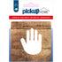Route Acryl Hand Priv‚ hout - 9 x 9 cm - 4219090106 - EAN 8711234004796 - zelfklevend acrylaat 3 mm