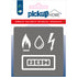 Route Acryl Meterkast grijs - 9 x 9 cm - 4221090107 - EAN 8711234004611 - zelfklevend acrylaat 3 mm
