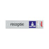Route Alulook 165x44 mm - Receptie - 4607 - EAN 8711234046079 - zelfklevend kunststof aluminiumlook alulook
