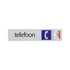 Route Alulook 165x44 mm - Telefoon - 4608 - EAN 8711234046086 - zelfklevend kunststof aluminiumlook alulook