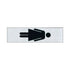 Route Alulook 165x44 mm - Dames - 5826 - EAN 8711234058263 - zelfklevend kunststof aluminiumlook alulook