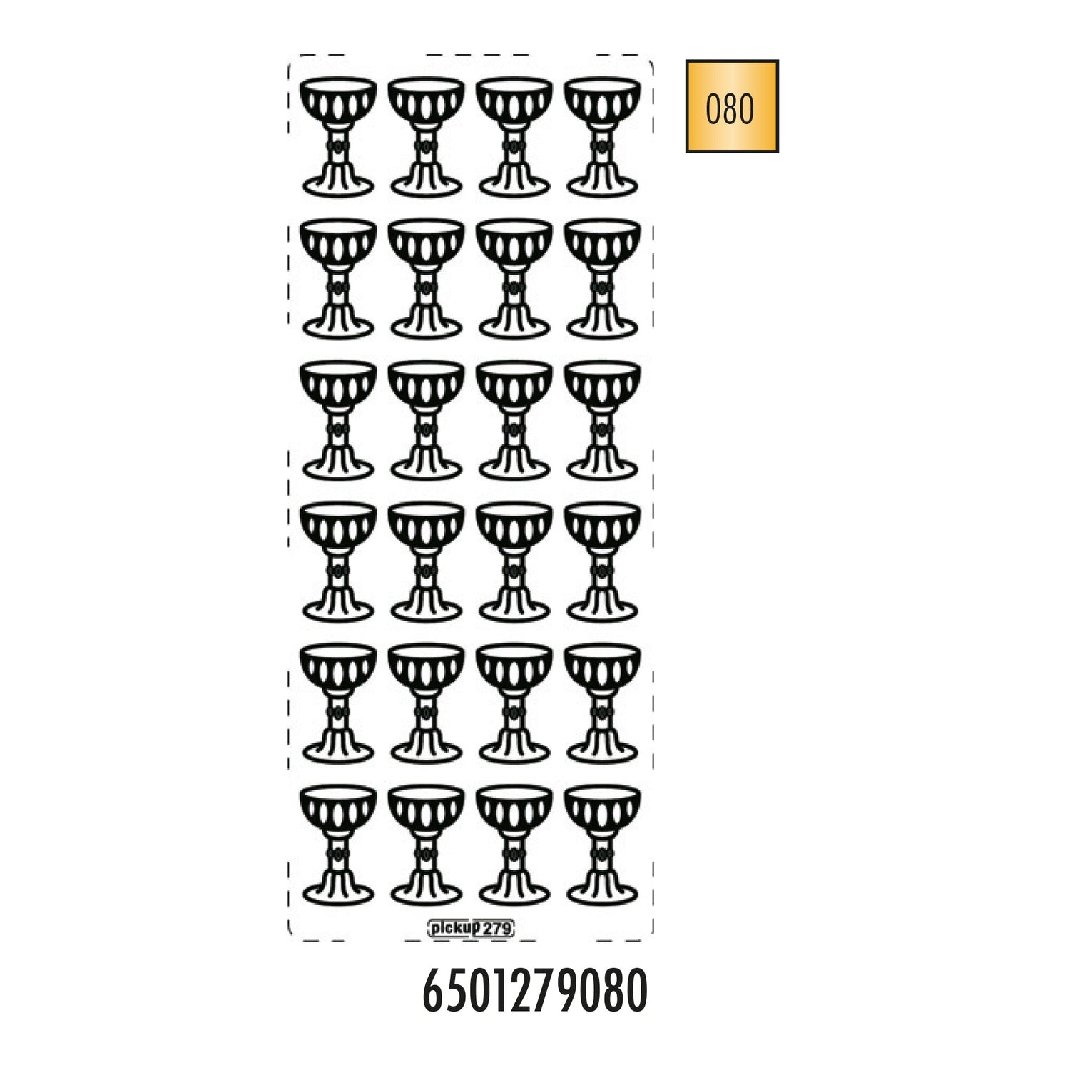 Hobbysticker 279 goud 6501279080 EAN 8711234419767 