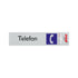 Route Alulook 165x44 mm - Telefon - 7708 - EAN 8711234077080 - zelfklevend kunststof aluminiumlook alulook