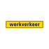 Pickup Sticker 40x8 cm werkverkeer - reflecterend geel - 8199980001 - EAN 8711234006240 - reflecterend klasse 1 zelfklevend vinyl