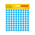 Stippen vinyl 12 mm blauw - 200 stuks - 9062 - EAN 8711234091628 - zelfklevende vinyl