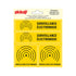 Pictogram 150x150 mm 4 pcs - Surveillance electronique - P408-15-4 - EAN 8711234376589 - zelfklevende vinyl sticker 