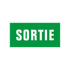 Pictogram 300x150 mm - Sortie - P664 - EAN 8711234031488 - zelfklevende vinyl sticker 