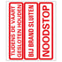 Pictogram 18x150 mm - gevaarsinstructies - P752-18 - EAN 8711234376312 - zelfklevende vinyl sticker 