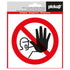 Pictogram Aufkleber 140x140 mm Zutritt fur unbef�gte verboten P819-14 EAN 8711234339560 