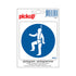 Pictogram 100x100 mm - Veiligheidsharnas verplicht - P914 - EAN 8711234339072 - zelfklevende vinyl sticker 